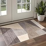 Puino Alfombra moderna lavable: Alfombra geométrica de 2 x 3 pies para entrada, alfombrilla pequeña para cocina con...