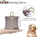 Sheryl&Rain Leckerlibeutel für Hunde, Freihändige Hundeleckerlitasche mit Verschluss, Kleine Futterbeutel für das Hundetraining mit Karabiner, Welpen Leckerlitasche für Hunde für Hundetraining