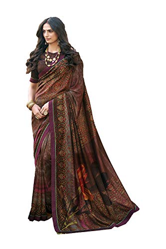 Designer Sarees for Indian Womens Traditional Multi Sari with Unstitched Blouse. ICW2992-12 Cover