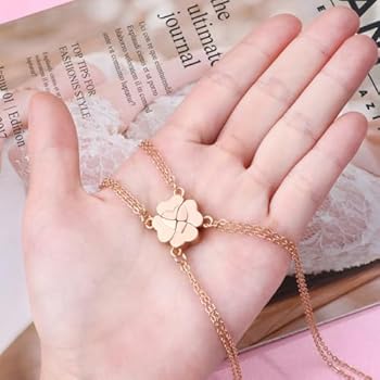 Vriendschap Ketting Voor 4 Beste Vrienden, Beste Vrienden Forever Ketting Roestvrij Staal Bff Kettingen Voor Meisjes