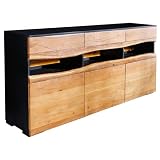 Riess Ambiente Massivholz Sideboard Grand Acacia - 180x90x40cm - braun