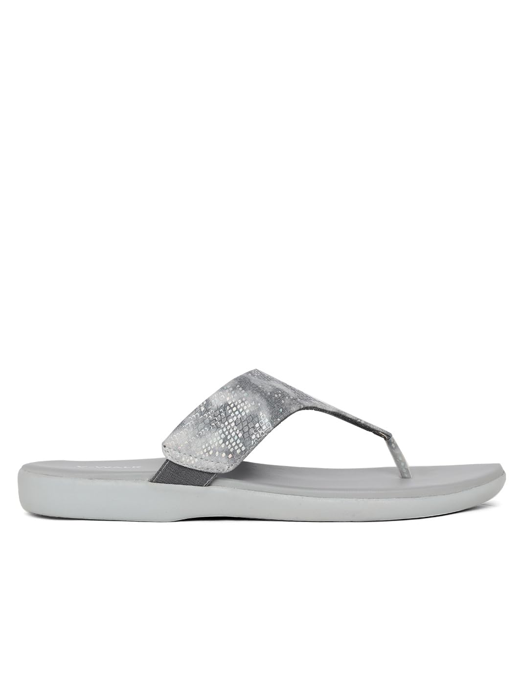 V-WALK Vwalk Womens Stylish Faux Leather Big Size Casual Slipper VCD028955_GR (B0C7MZTVKB) Amazon Price History, Amazon Price Tracker