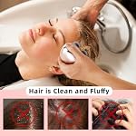 cotsoco Electric Handheld Head Massager, Cat Pet Massager with Kneading 96 Massage Nodes, Small Portable Cordless Head Scratcher Hair Scalp Massager, Gifts for Women, Men