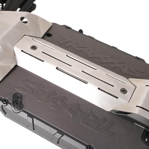 Image of KYX Racing Stainless Steel Skid Plate Guard Chassis Guard for 1 /16 Rc Crawler Car Traxxas Mini-Maxx