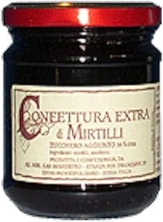 Extra San Benedetto blueberry jam - Italian artisan product (1 jar 210 grams)