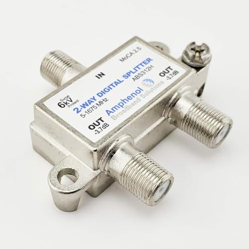 Amphenol Digital Coaxial Splitter MoCA 2.5 (2 Way) ABS3...