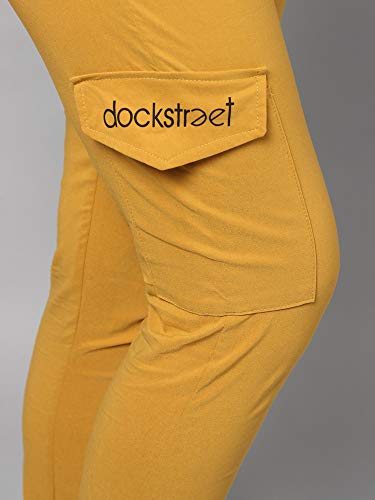 Image of dockstreetWomen Lowers Bz17mustard dckpcktprnttokko XLmustard dockstreet Pocket Design XL