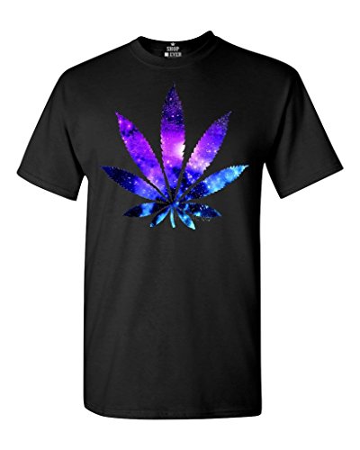 shop4ever Galaxy T-Shirt Shirts Medium Black 61637