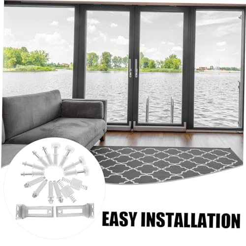 Juego de Herrajes Pivot para Puertas Bifold para Puertas Correderas y Plegables Incluye 2 Pivotes Construcción Robusta para Clóset miniatura 3