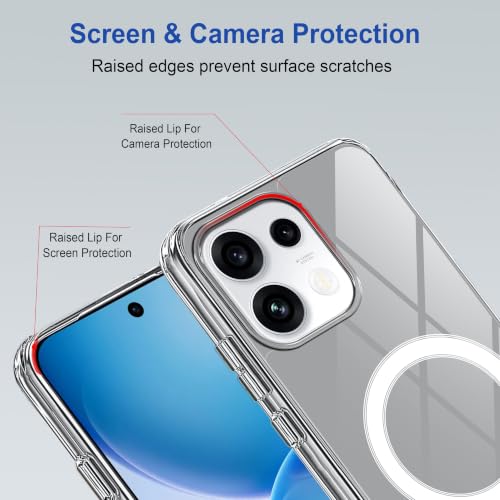 Image of Zapcase Back Case Cover for Oppo Reno 16C 5G | Compatible for Oppo Reno 16C 5G Back Cover | Compatible with MagSafe | Scratch-Resistant Back Cover | Clear