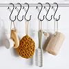 24 Pack Heavy Duty S Hooks for Hanging, 3.5 inch Black S Hooks for Hanging with Safety Buckle, S Shaped Plant Hooks Pot Rack Hooks Closet Hooks for Hanging Plants, Clothes, Kitchenware, Pots, Bags #4