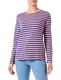 Bretonisches T-Shirt Armor Lux Damen Lesconil Matrosen, Pullover, Skipper/Desert Flower, 48