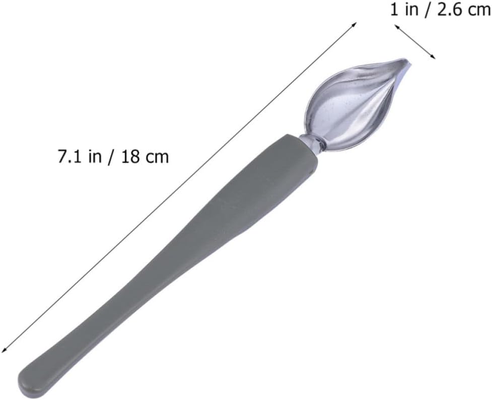 Stainless Steel Saucier Spoon Ergonomic Handle for Dressing