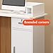 White,47.2in/120cm,Reception Desk, Small Front Counter Desk with Lockable Drawers, Reception Counter with Counter, for Reception Room, Lobby, Beauty Salon, Retail, Clinic, Office
