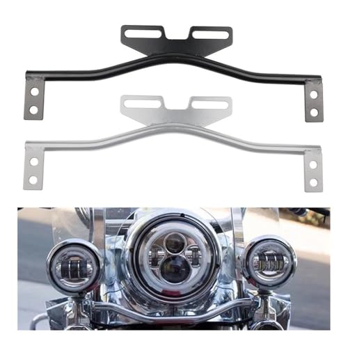 Soporte de montaje barra luz moto para solucionar la falta de visibilidad con faros auxiliares 3