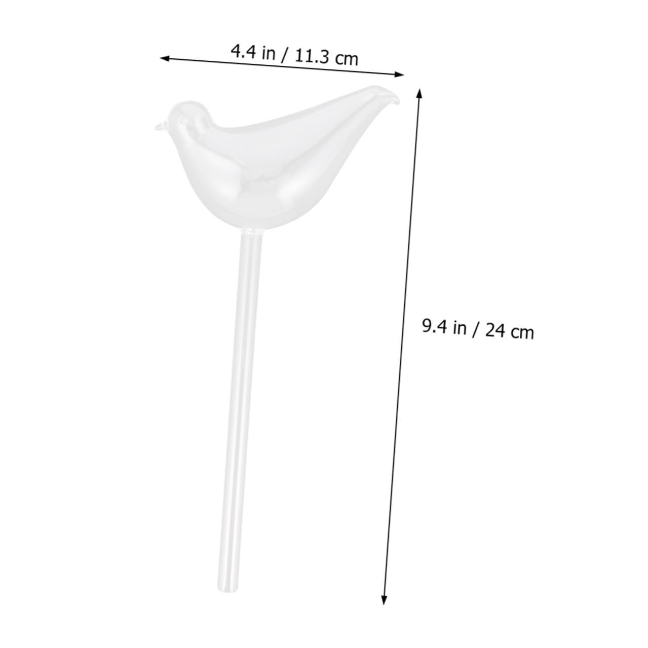 VICASKY Globes D'arrosage Automatiques en Verre Borosilicaté pour Plantes, Lot de 4, Facile à Utiliser et Auto-Irrigation, pour Voyages et Festivals