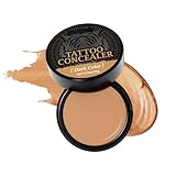 タトゥー隠し コンシーラー 20g タトゥー、傷跡をカバーする防水タト ゥーカバーアップコンシーラー、すべての肌の色に対応するフルカバーボディメイクアップ＆ タト ゥー隠しシール, 防水 汗に強い, 日常コスメ ビーチ ビジネス デート 旅行用