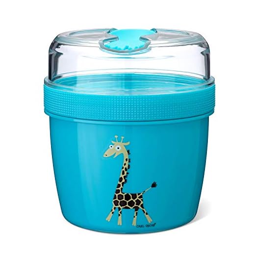 Fin kopp liten lunch- och mellanmålsbox (2 delar) bentolåda med kylmedel – i turkos – håller din lunch sval i flera timmar, med bestick, Ø 11,7 x 12,9 cm, 0,6 L + 0,3 L