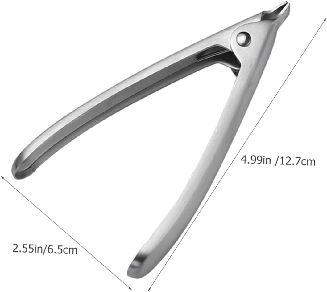 OUNONA 3pcs Stainless Steel Clam Opener Tool Ergonomic Non- Clam Clamp for Seafood Preparation or Catering Events Kitchen Gadget for Effortless Clamming
