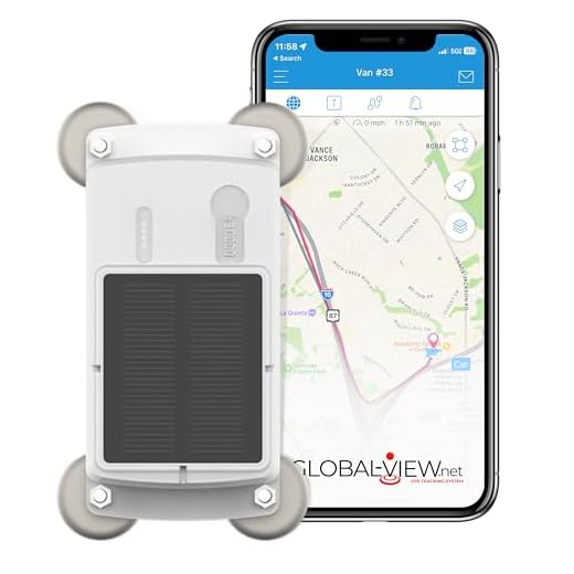 Solar Magnetic GPS Tracker - Equipment, Truck, Trailer, RV, Tracking Device - Mobile and Web App Included - Fleet GPS Locator