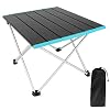 Table de Camping Portable Luckits avec Plateau de Table Pliant en Aluminium et Sac de Transport, Table de Camping Pliante pour Camper, Bateau, Cuisine, Barbecue, Usage Domestique, Table Bach Facile à