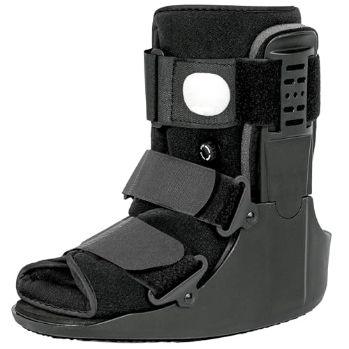 LAFUYSO Air Walking Boot - Short Cam Walker Medical Foot Brace for Fractures Sprains & Joint Injuries - Fits Left or Right Foot