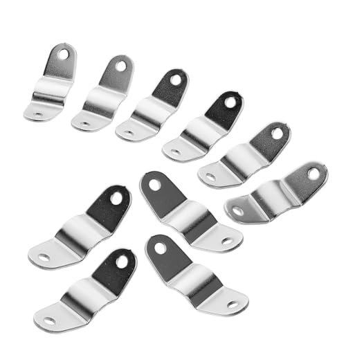 Toddmomy Versatile Drum Kit Parts 10 Iron Drum Lug Connectors Compatible Various Brands