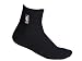 NBA Logoman Quarter Length Sock - Black - Black Large