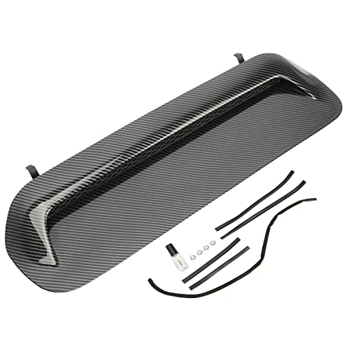 ECOTRIC Front Upper Hood Scoop Compatible with 2010-2022 Toyota 4Runner 2012-2015 Tacoma Sport Hood Air Flow Scoop Bulge Insert Kit Upgrade Replacement for TO1231103 (Carbon Fiber Style) by ECOTRIC - Used condition - US$42.28
