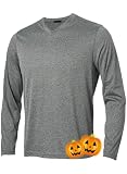 ドライTシャツ 長袖 メンズ [吸汗速乾] 薄手 Vネック クルーネック 無地 スポーツ トレーニング UVカット レディース