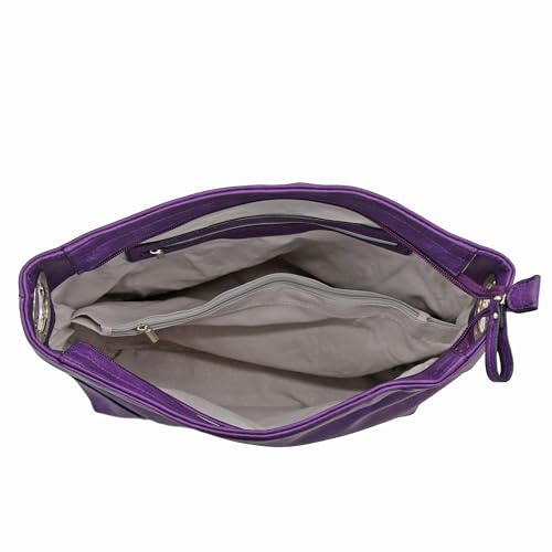 Image of Hobo Shoulder Bag with Big Snap Hook Hardware
