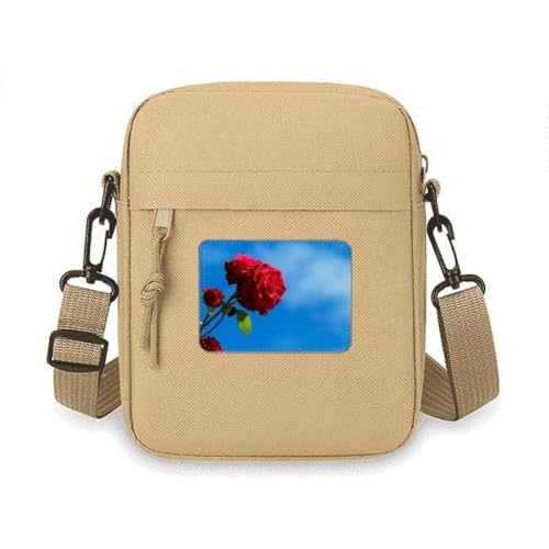 Sac à bandoulière bleu rouge compact pour ne plus jamais perdre votre téléphone portable