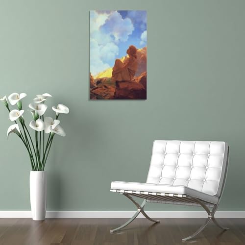 Toile Maxfield Parrish Parris12 impression d'art premium 20 x 30 cm