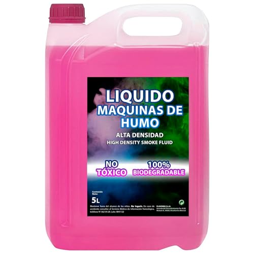 PLANTAWA Líquido Máquina de Humo Alta Densidad 5L | Efecto Niebla Densa y Duradera | Fluido Compatible con Todas Las Máquinas de Humo | Ideal para Fiestas, Eventos y Escenarios