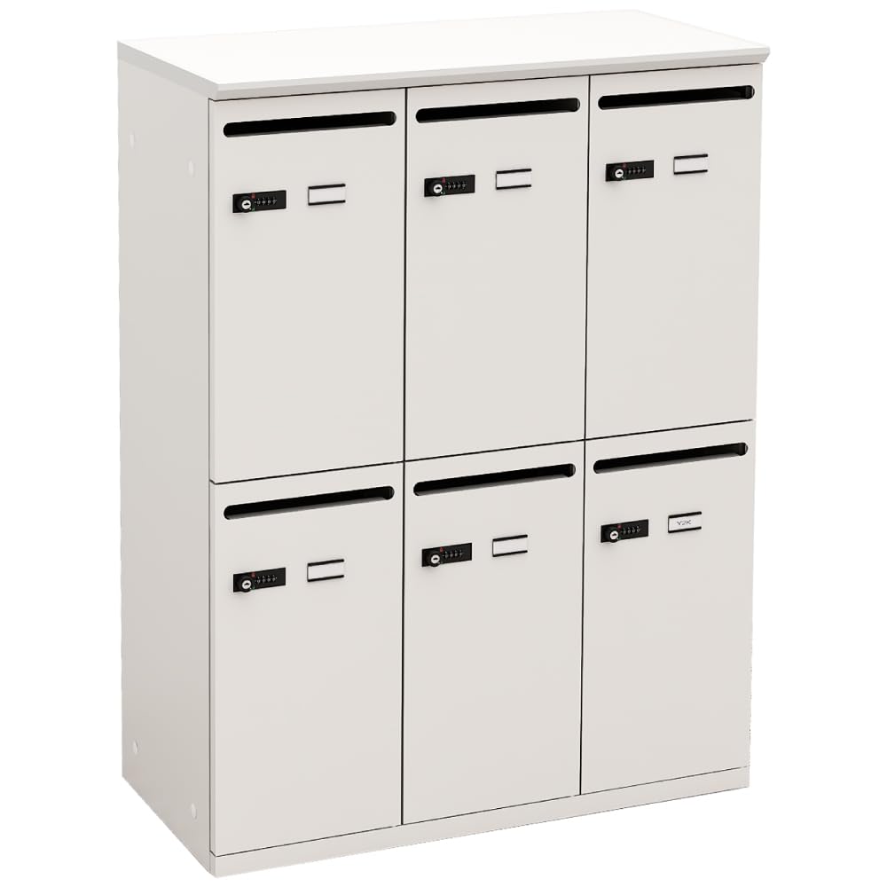 Amazon.co.jp: 家具のAKIRA パーソナルロッカー 6人用 2段