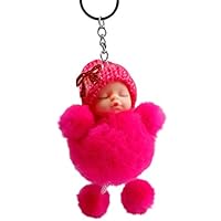 Algopix Similar Product 7 - callm Cute Sleeping Baby Bowtie Fluffy