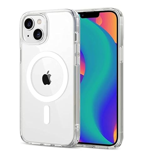 Image of DARKFIT Back Case Cover Compatible for iPhone 13 | for iPhone 13 Back Cover | Scratch-Resistant Back Cover | TPU + Polycarbonate Ultra Hybrid | Clear Transparent