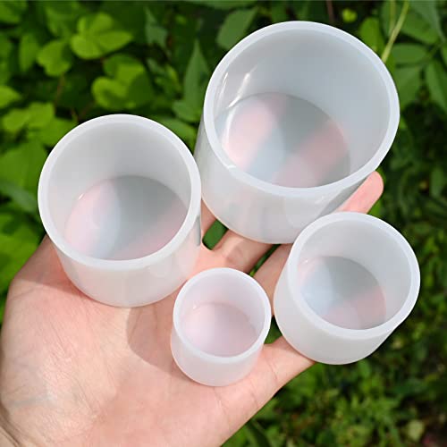 Cylinder Candle Molds For Candle Making,4 Pcs Pillar Casting Silicone Molds For Resin Casting, Soap, Flower Specimen, Insect Specimen, Clay Craft #TOP2