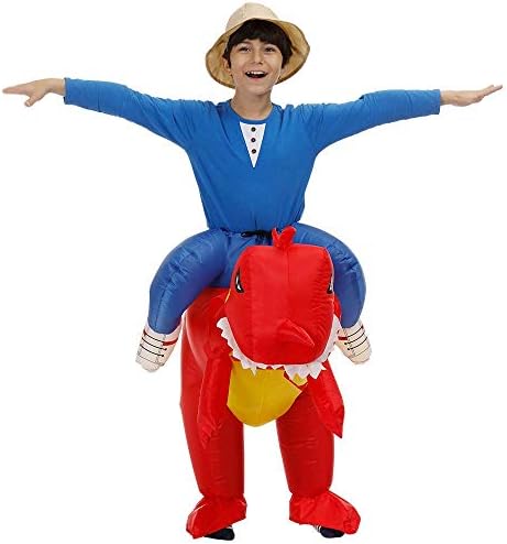 Inflatable Dinosaur Costume for Kids Halloween Costumes Boys Girls Blow up Costume for Halloween Party Cosplay