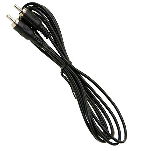 CableWholesale RCA Audio Video Cable, RCA Male to RCA Male A/V Cable, Black 26 AWG, 12 ft