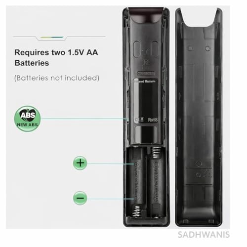 Image of Sadhwanis Remote Control Compatible for Samsung Smart 4K Tv Remote Original Led UHD QLED Television and Monitor Suitable for Frame Ultra 6 7 8 Series with Hot Keys BN59 Model Without Voice Command