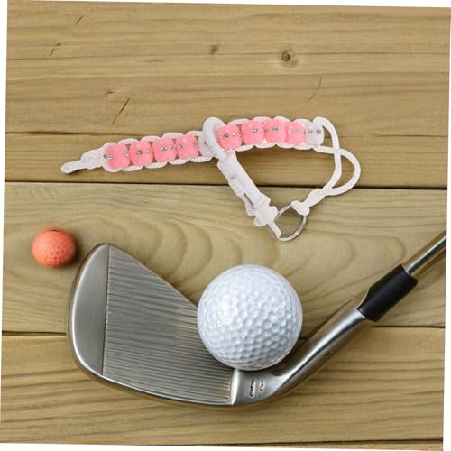 Pulsera marcador manual para golf rosa miniatura 6