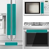 ZAWAGIIK 5Pcs Refrigerator Door Handle Cover Washable Kitchen Appliance Decor Handles Fridge Oven Microwave Dishwasher Antiskid Protector, Keep Off Fingerprints Food Stains