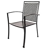 KETTLER Reno Wrought Iron Arm Chair - Set of 4