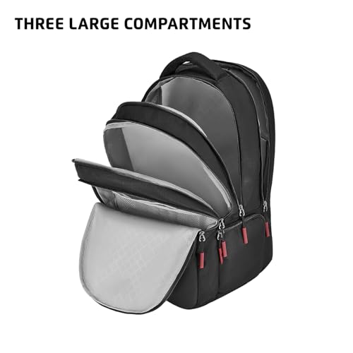 Image of Safari 38L Printed Laptop Backpack with Raincover, 4 Compartments, Bottle Holder, Organizer, School & College Bag for Boys and Girls, Office & Travel Bag for Men and Women