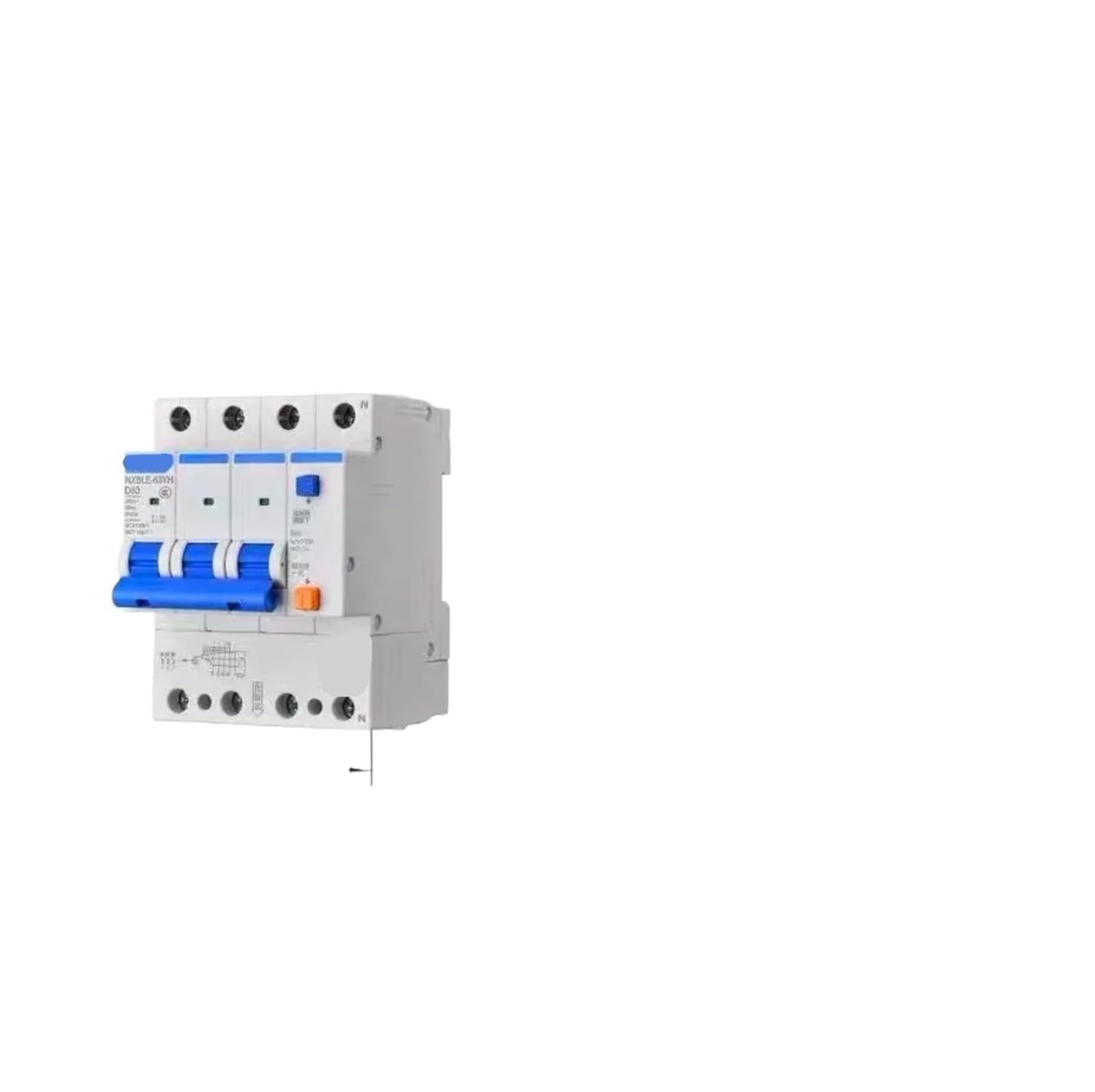 OSHZIKJII 1P+N 2P 3P 3P+N 4P 30MA Breaker 16A(10A)