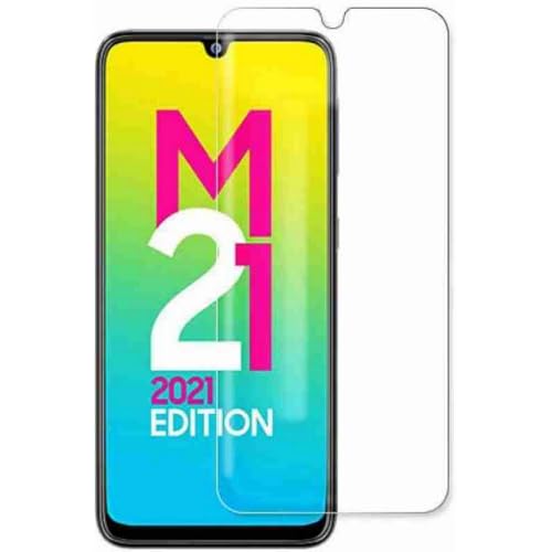Image of Embed HD-Clear Screen Guard for Samsung Galaxy M21 2021 - Harder or Durable Plastic & More Impact-Resistant Than Glass, with Free Installation Kit