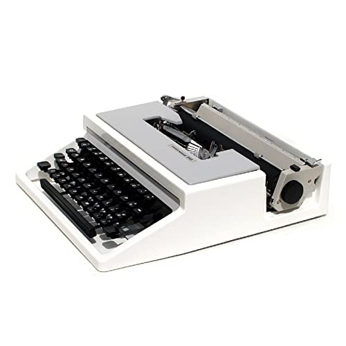 ZXNQ Vieja Maquina de Escribir Mecánico inglés Manual Máquinas de Escribir para Notas, Cartas o Escritura Creativa