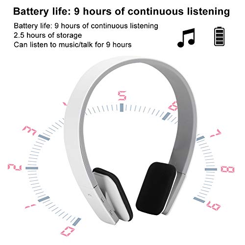 Goshyda Headset, Ergonomic Wireless Bluetooth Stereo Heavy Bass Audio Handsfree Headphone with Microphone - Image 4