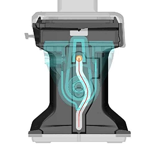 Rubber Stamp Creation - 5117 Professional 12-Message Stamp W/ Dater, Self-Inking, Blue/Red 2 Color Ink #TOP5